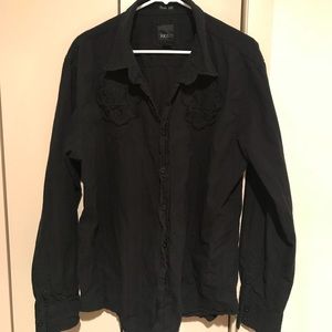 BKE - XXL Slim Fit long sleeve button up shirt